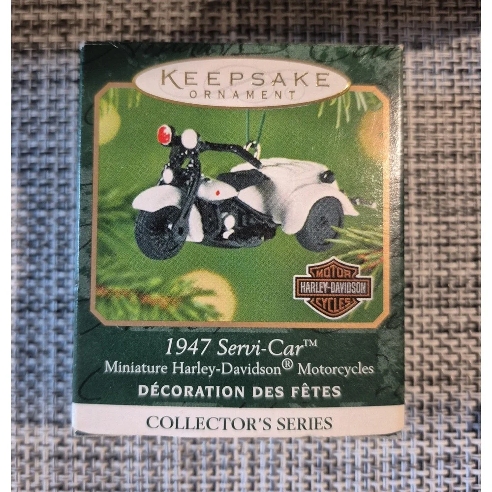Hallmark Keepsake Miniature Harley Davidson Christmas Ornaments Lot Of 4 1999-03